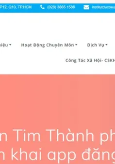 Viện Tim TP Hồ Chí Minh bị tấn công trang web lấy số khám bệnh