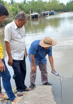 Xâm nhập mặn tại đồng bằng sông Cửu Long đạt đỉnh từ 10 - 13/3