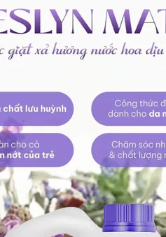 Nước giặt sinh học NesLyn Matic là sự lựa chọn tuyệt vời cho mẹ và bé