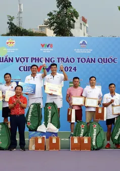 Giải Quần vợt phong trào toàn quốc Cup VTV8 năm 2024 để lại nhiều ấn tượng