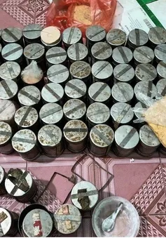 Phát hiện, xử lý cơ sở sản xuất gần 110kg giò, chả sử dụng chất cấm