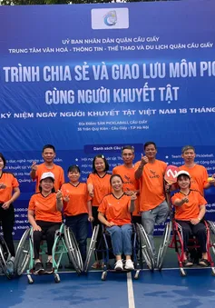 Chương trình chia sẻ và giao lưu môn Pickleball cùng người khuyết tật