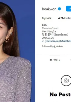 BoA xóa tất cả bài đăng trên Instagram sau tuyên bố giải nghệ