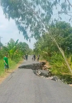 Kiên Giang công bố tình huống khẩn cấp do sạt lở ở vùng đệm U Minh Thượng