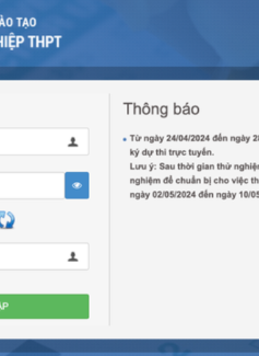 Hướng dẫn cách đăng ký dự thi tốt nghiệp THPT 2024 trực tuyến