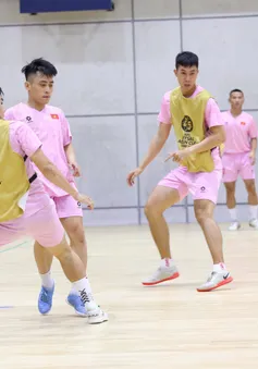 ĐT futsal Việt Nam sẵn sàng cho trận play-off