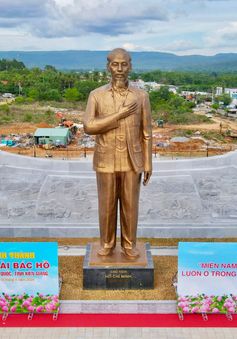 Kiên Giang: Khánh thành công trình Tượng đài Bác Hồ tại TP Phú Quốc