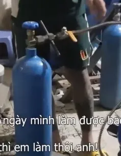 Nhộn nhịp sang chiết và buôn bán "khí cười" giữa Thủ đô