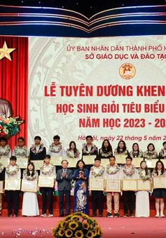 Tuyên dương, khen thưởng học sinh tiêu biểu Thủ đô năm học 2023-2024