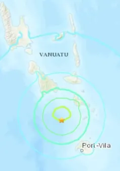 Động đất mạnh 6,3 độ tấn công quần đảo Vanuatu