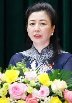 Bà Lê Thị Thu Hồng điều hành hoạt động của Tỉnh ủy Bắc Giang