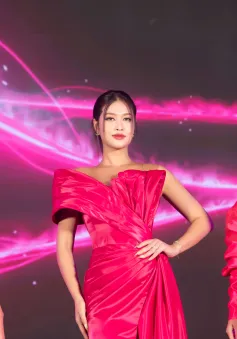 Dàn Hoa hậu, Á hậu đổ bộ buổi họp báo khởi động Miss Grand Vietnam 2024