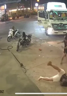 Đã xác định nhóm đối tượng dùng hung khí đánh nhân viên cây xăng