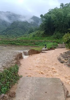 Cao Bằng : Mưa to gây thiệt hại về nhà ở, ngập úng hoa màu tại huyện Bảo Lạc