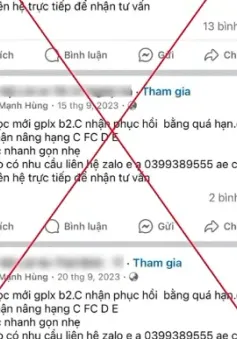 Cảnh giác chiêu trò lừa đảo thi bằng lái xe