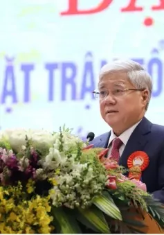 Chủ tịch UBTƯ MTTQ Việt Nam Đỗ Văn Chiến dự Đại hội MTTQ tỉnh Phú Thọ