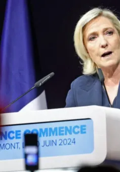 Đảng Tập hợp Quốc gia cực hữu dẫn đầu vòng 1 bầu cử nghị sĩ Quốc hội Pháp