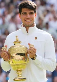 Đánh bại Novak Djokovic, Carlos Alcaraz vô địch Wimbledon 2024