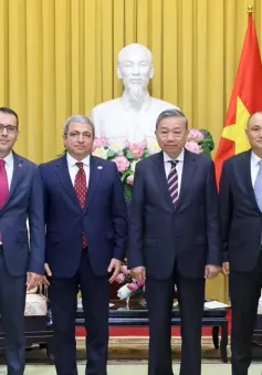 Chủ tịch nước tiếp nhóm Đại sứ các nước thuộc Tổ chức các quốc gia Turkic