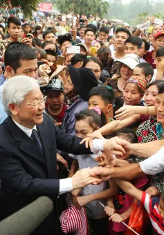 Tổng Bí thư Nguyễn Phú Trọng với nhân dân và bạn bè quốc tế