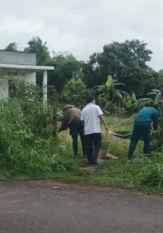 Điều tra vụ thi thể người phụ nữ bị quấn chặt, đốt cháy trong phòng tắm