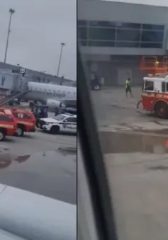 Hỏa hoạn tại sân bay ở thành phố New York, Mỹ