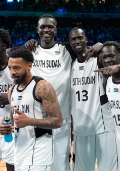 Chiến thắng lịch sử của bóng rổ Nam Sudan tại Olympic Paris 2024