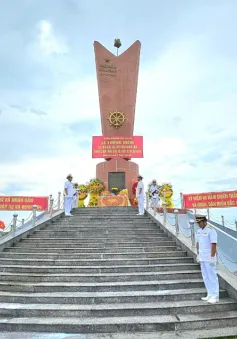 Lễ tưởng niệm Anh hùng liệt sĩ, nhân dân hy sinh trong ''Chiến thắng trận đầu'' của Hải quân