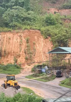 Thị trấn Tuần Giáo (Điện Biên) di dời dân  tạm dừng lưu thông do nguy cơ sạt lở