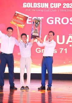 Golfer Vũ Thái Hà vô địch giải Goldsun Cup 2024