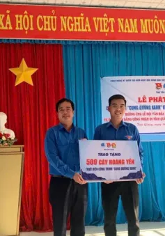 Tiền Giang phát động công trình “Cung đường xanh” và “Khát vọng xanh"