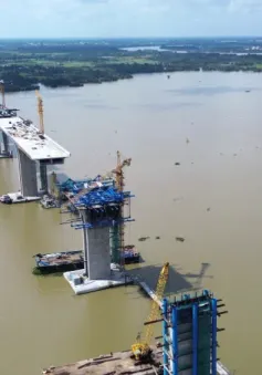 Cầu lớn nhất Vành đai 3 TP Hồ Chí Minh vượt tiến độ 4 tháng