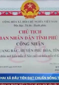 Phú Yên: Hai xã đầu tiên đạt chuẩn nông thôn mới kiểu mẫu