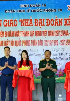 Khánh thành và bàn giao nhà "Đại Đoàn kết" cho người hoàn cảnh khó khăn ở Quảng Bình