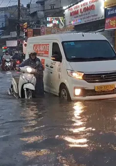 TP Hồ Chí Minh và Đồng Nai ngập úng ngày đầu kỳ nghỉ lễ