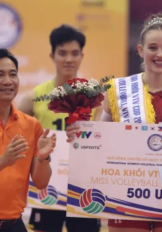 Hoa khôi VTV Cup 2024 gọi tên “búp bê" Nga Palshina Elizaveta