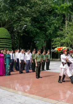 Bộ trưởng Bộ Công an Lương Tam Quang thăm Khu di tích Quốc gia đặc biệt Tân Trào