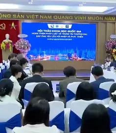 Hội thảo khoa học quốc gia với chủ đề "Hoàn thiện pháp luật về trọng tài thương mại đáp ứng yêu cầu hội nhập và phát triển"