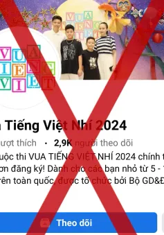 Cảnh báo giả mạo chương trình “Vua Tiếng Việt" tuyển người chơi thu phí