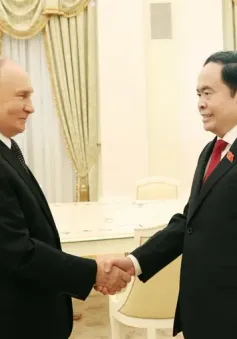 Chủ tịch Quốc hội Trần Thanh Mẫn hội kiến Tổng thống Liên bang Nga Vladimir Putin