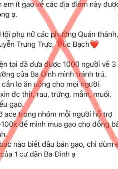 Cảnh báo tình trạng lợi dụng bão số 3 kêu gọi từ thiện để trục lợi cá nhân