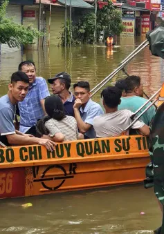 Tuyên Quang ứng trực 24/24 hỗ trợ di dời dân tới nơi an toàn