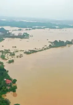 Lũ trên sông Thao tại Yên Bái tiếp tục xuống mức báo động 1