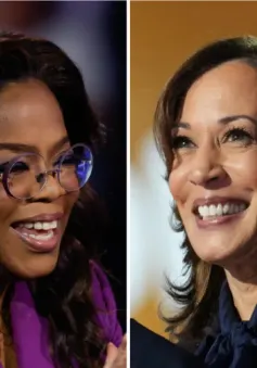 Bà Harris và bà Oprah Winfrey sẽ thu hút sự ủng hộ trong sự kiện phát trực tiếp