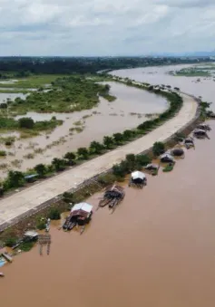 Nguy cơ nước sông Mekong tại Thái Lan tràn bờ gây lũ lụt nghiêm trọng