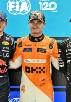 Đua xe F1: Lando Norris xuất phát đầu tiên tại GP Singapore