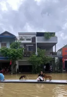 Hàng nghìn ngôi nhà ở TP Thái Nguyên ngập lụt sau bão Yagi