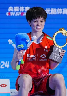 Wang Zhiyi vô địch đơn nữ giải cầu lông Trung Quốc mở rộng 2024