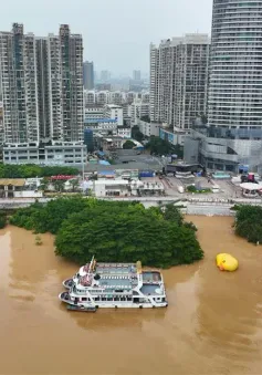 Trung Quốc cảnh báo lũ trên nhiều sông ở phía Nam