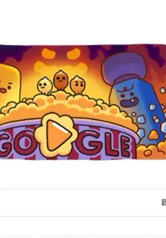 Google tôn vinh bỏng ngô bằng doodle đặc biệt